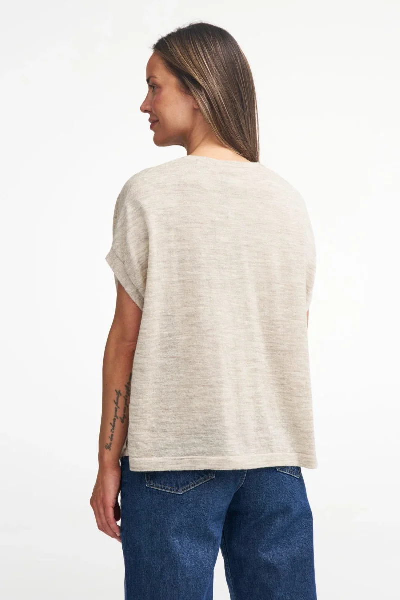 NLS Poppy Stickad Poncho Dam - Bild 5