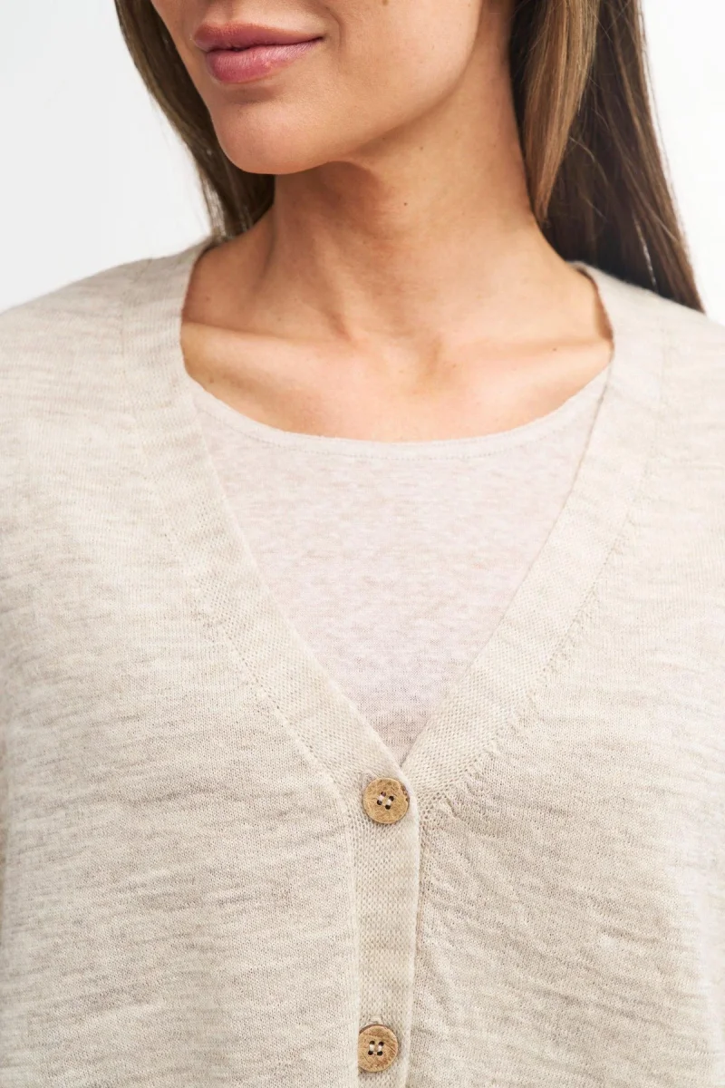 NLS Poppy Stickad Poncho Dam - Bild 6