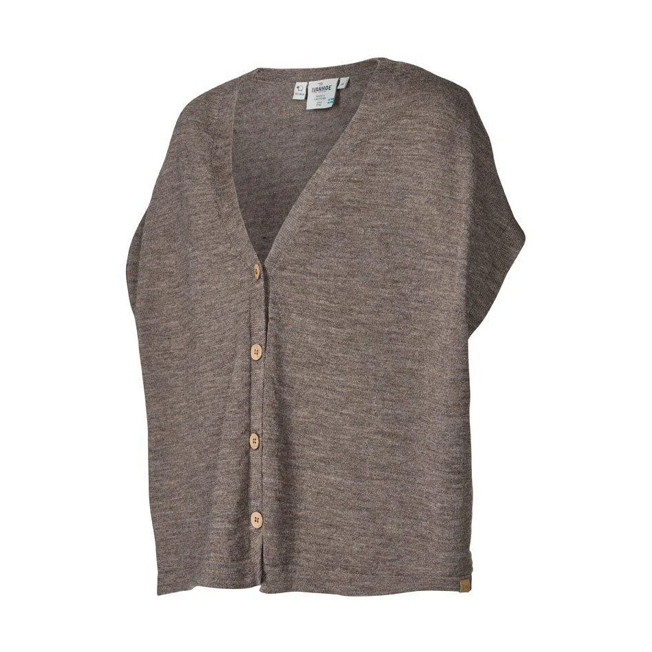 NLS Poppy Stickad Poncho Dam
