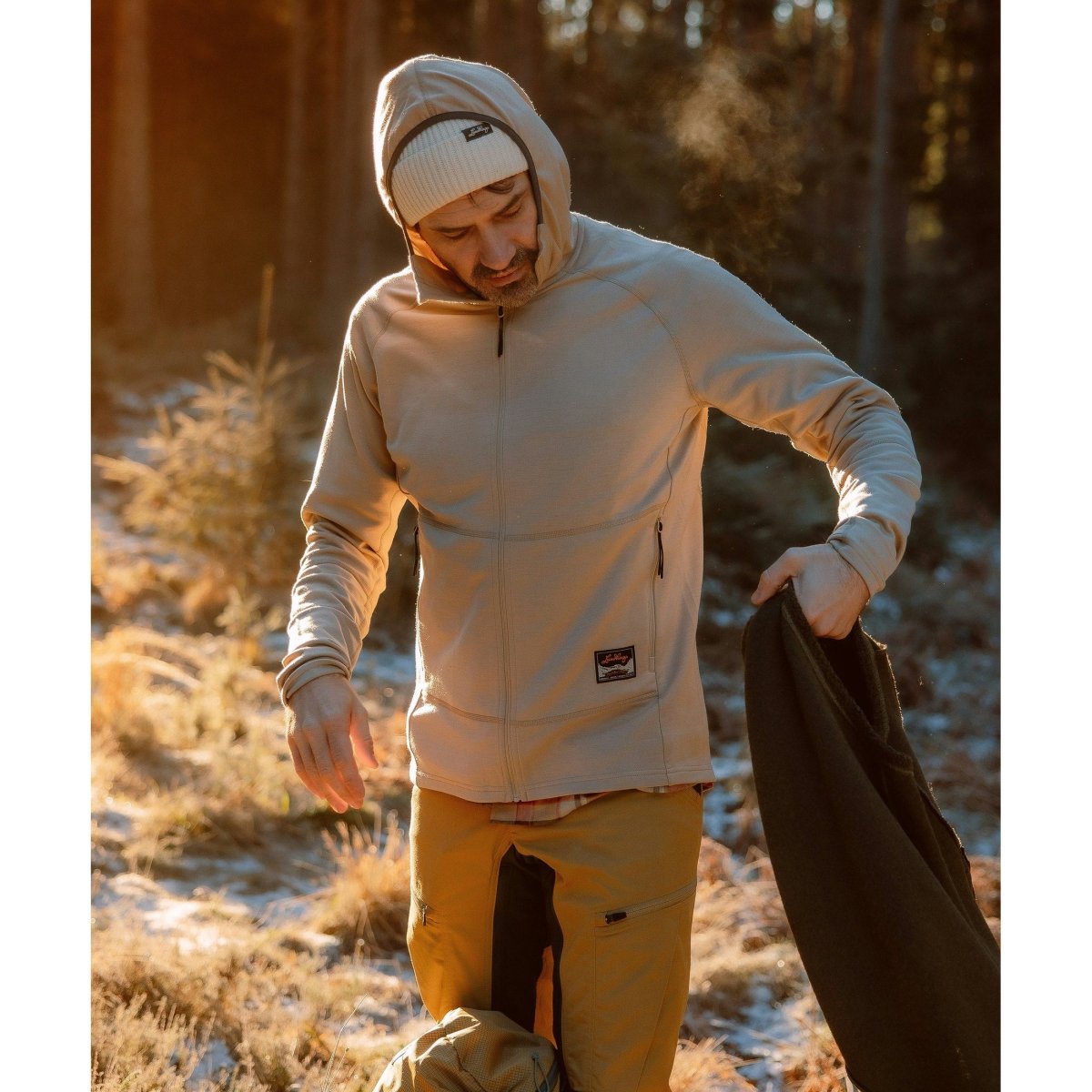 Tived Merino Hoodie Herr - Bild 8