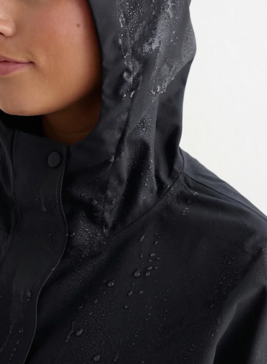 Black Waterproof Oversized Anorak - Bild 5