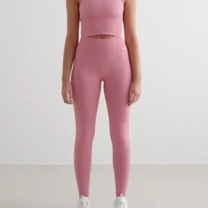Desert Rose Ribbed Seamless Tights