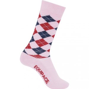 Equipage Lax Ridstrumpor Argyle Rosa