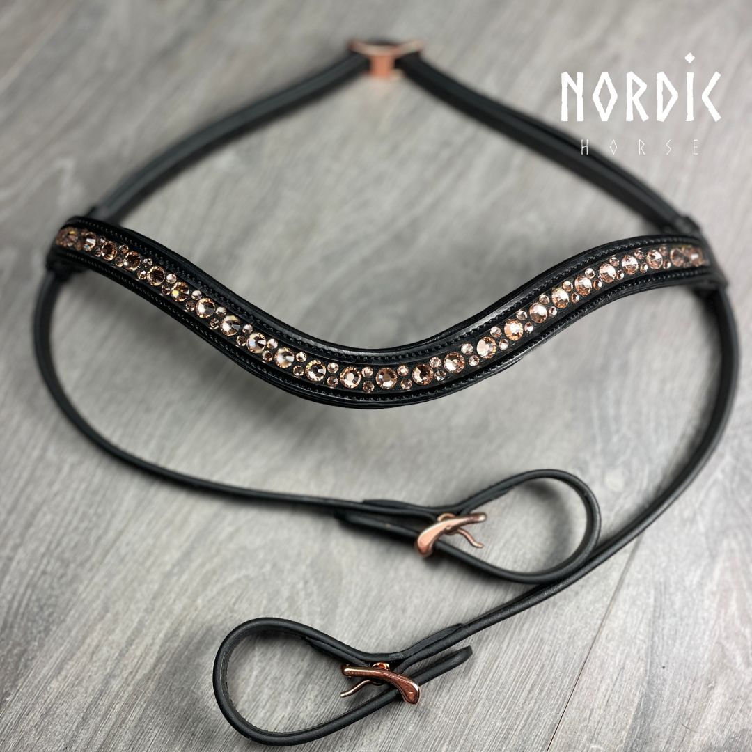 Nordic Horse Huvudlag All Rosegold - Bild 2