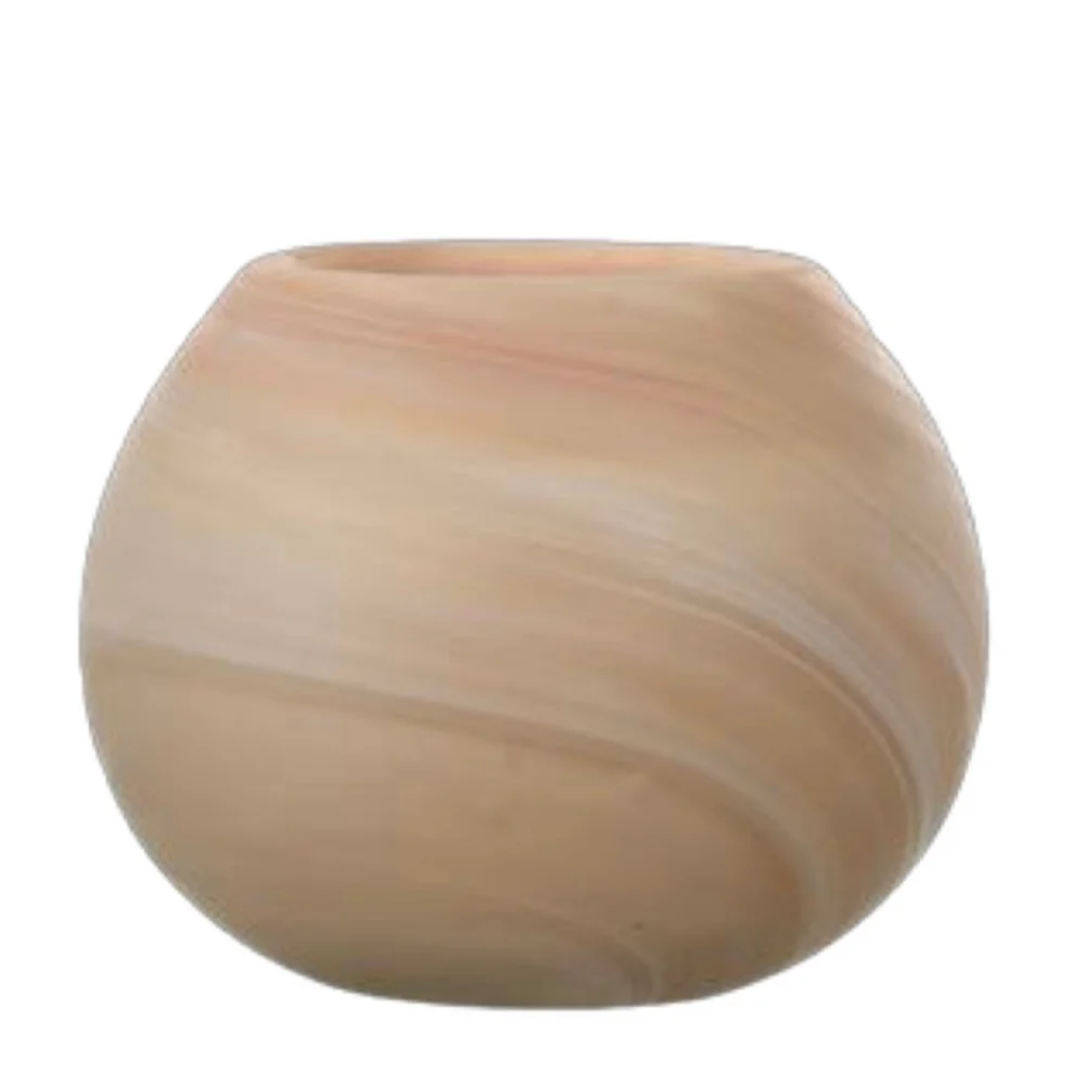 Ljuslykta Swirl, Peach - Bild 3