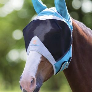 Shires Flyguard Flughuva med öron Teal