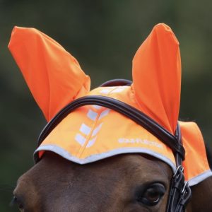 Shires Equi-Flector Reflexhuva Orange
