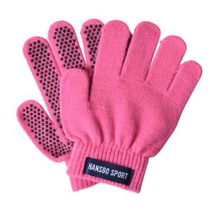 Hansbo Sport Magic Gloves Barn Rosa