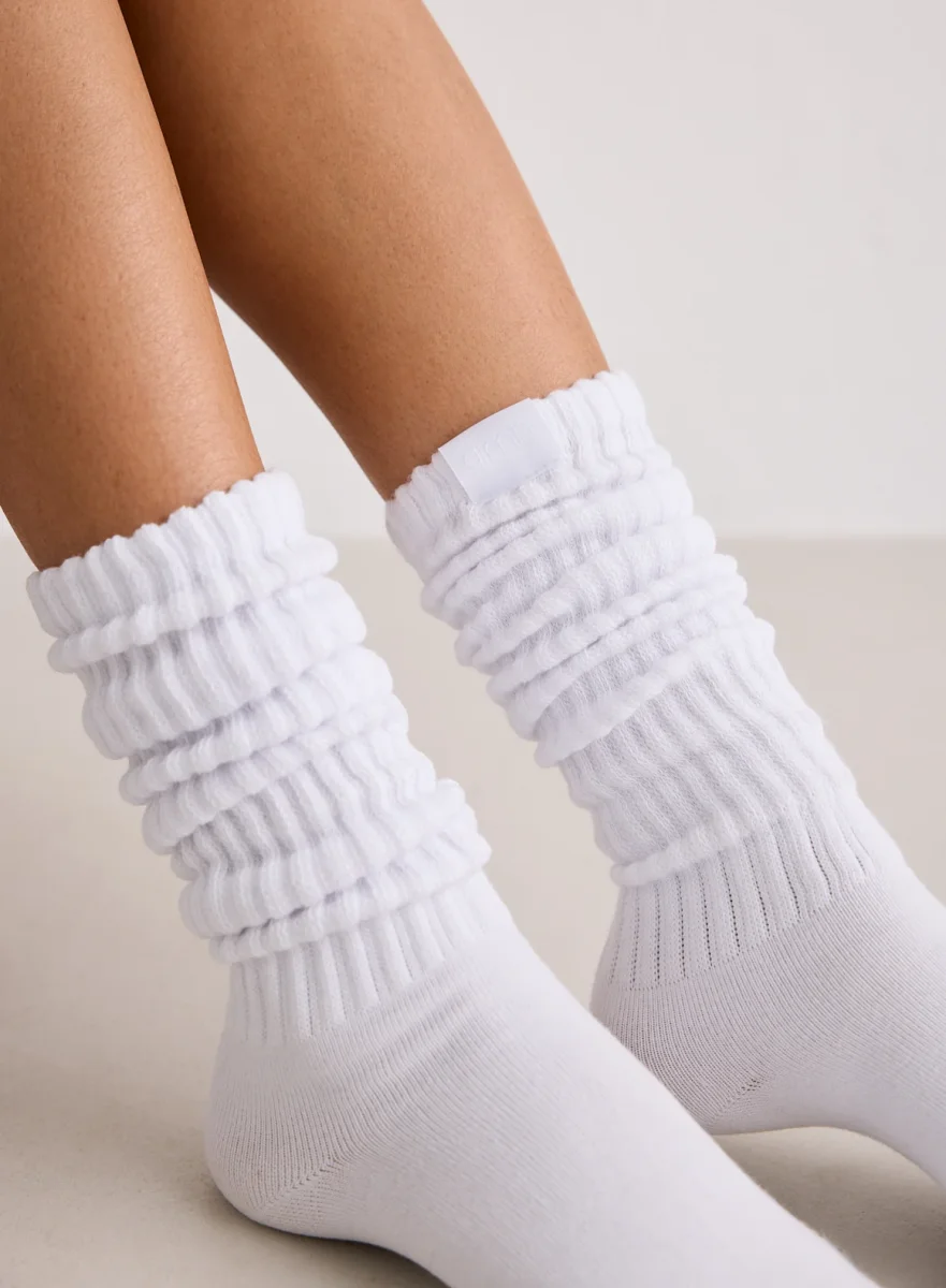 White Slouch Socks - Bild 3