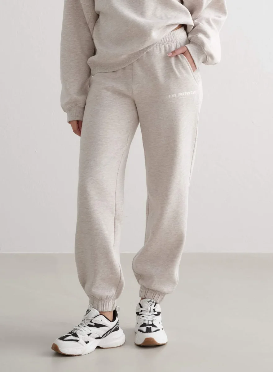 Beige Melange Classic Sweatpants - Bild 4