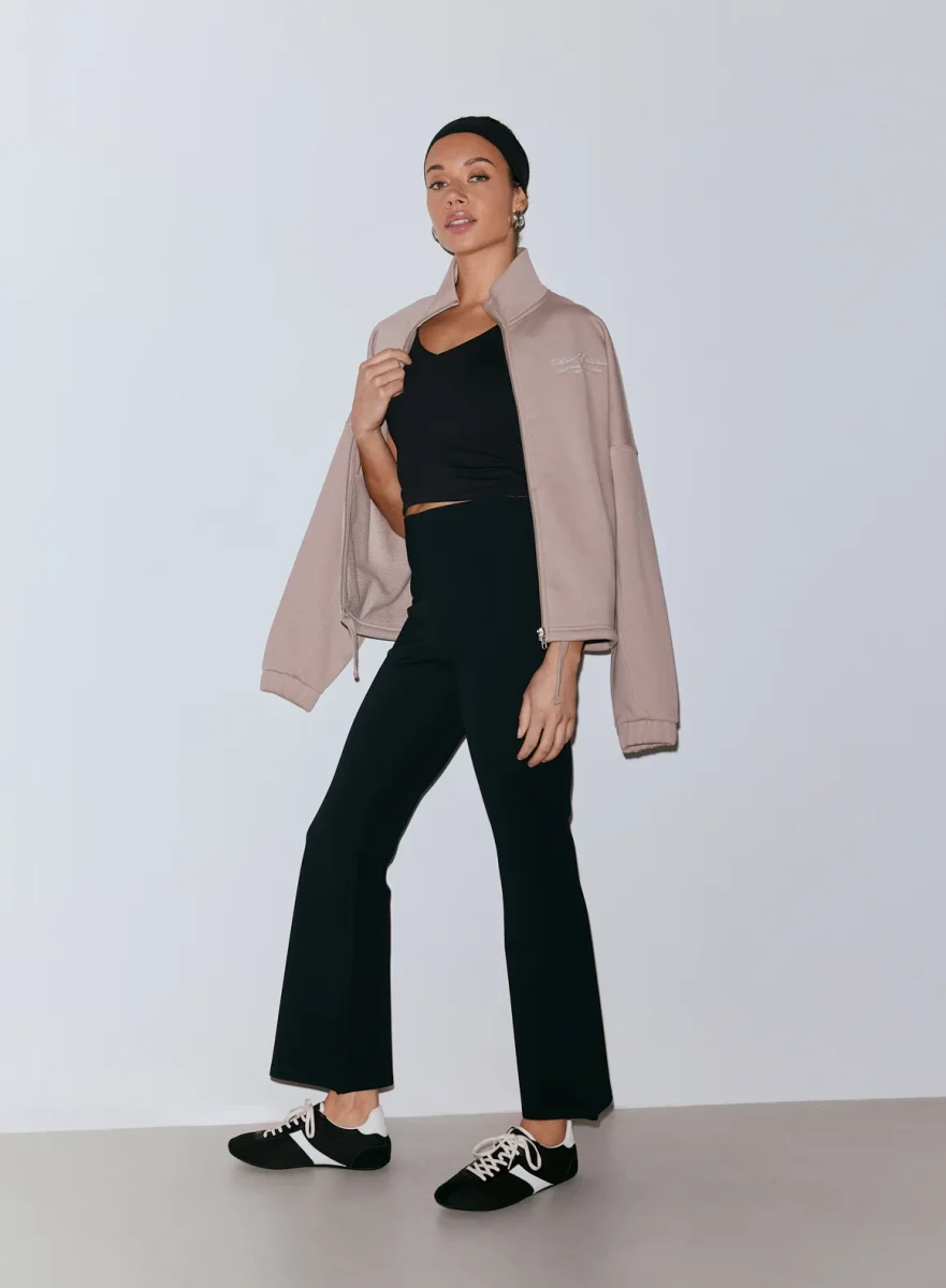 Black Luxe Kick Flare Leggings - Bild 5