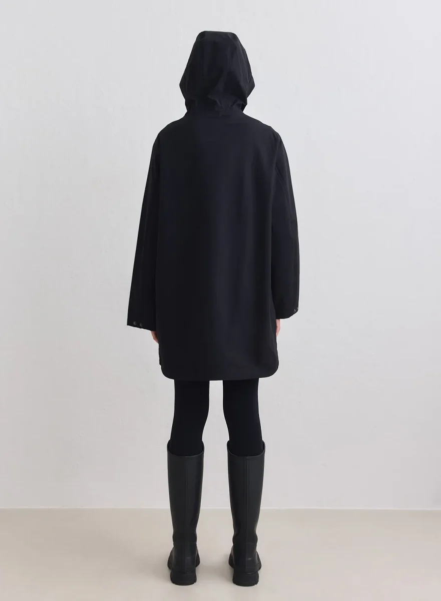 Black Waterproof Hood Jacket - Bild 6