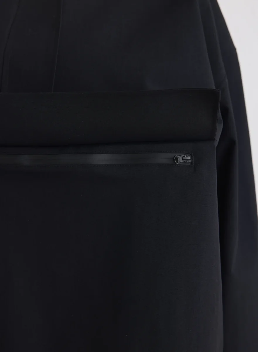 Black Waterproof Oversized Anorak - Bild 7