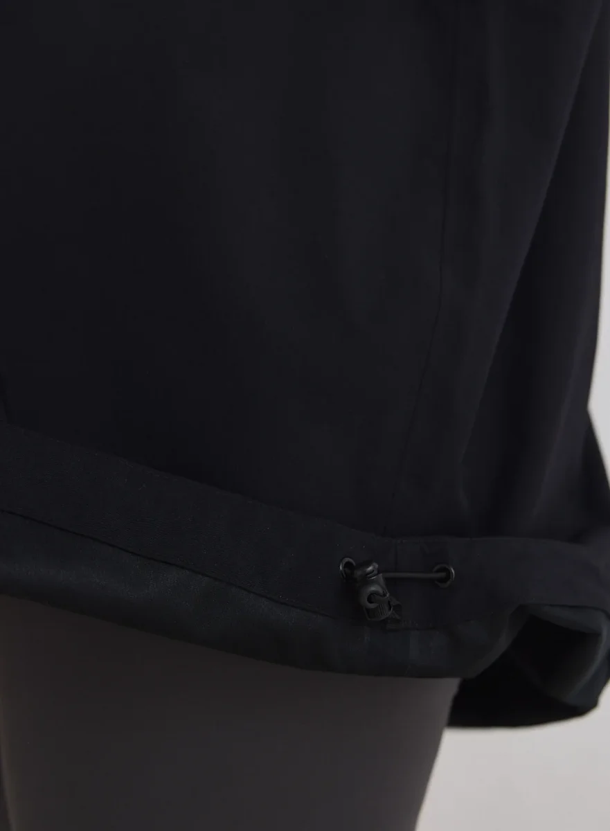 Black Waterproof Oversized Anorak - Bild 8