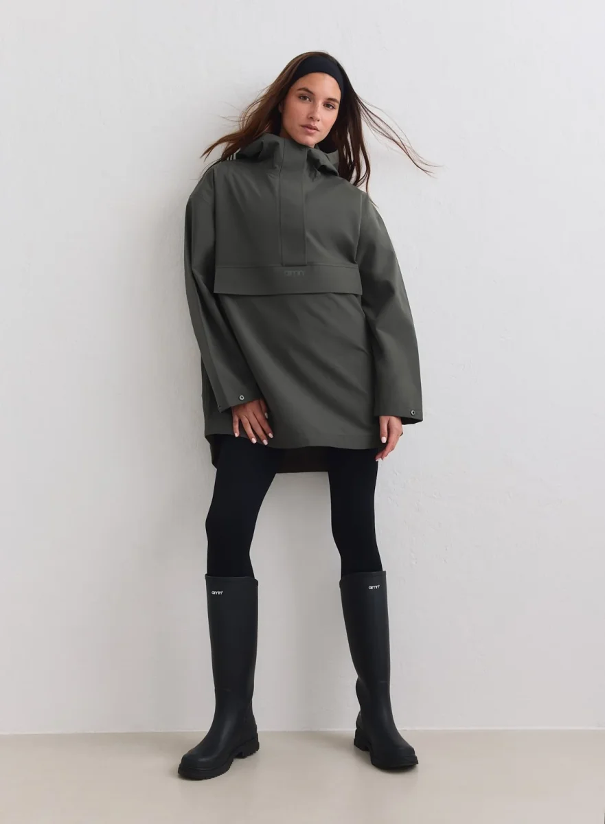 Dark Ivy Waterproof Oversized Anorak