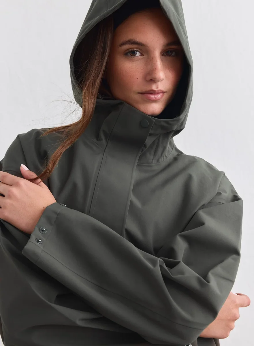 Dark Ivy Waterproof Oversized Anorak - Bild 4